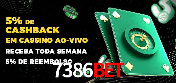 Promoções do cassino ao Vivo 7386bet